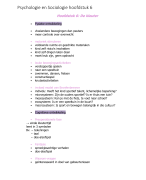 Sociologie & psychologie 3e jaar (trimester 2)