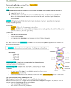 Samenvatting biologie Thema 2 DNA 5 havo Biologie voor jou