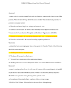 NUR6521 Midterm Exam Part 1 Latest (Updated) /NUR6521 Midterm Exam Part 1 Latest (Updated) 