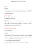 NUR6521 Midterm Exam Part 2 Latest (Updated)/NUR6521 Midterm Exam Part 2 Latest (Updated) 