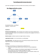 Psychodiagnostiek stamp document 
