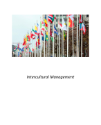 Intercultural Management Summary
