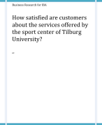 Business research for IBA, complete project