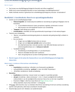 Ontwikkelingspsychologie 