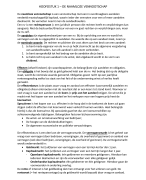M&O - Havo 5 - Samenvatting de Naamloze Vennootschap