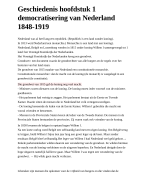 Samenvatting geschiedenis het interbellum 1918-1939