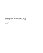 NCOI - Business IT & Management - Enterprise-Architectuur - Moduleopdracht Voorstel Enterprise Architectuur - Cijfer 8.0