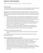 Samenvatting Sociale Psychologie, E Aronson, TD Wilson, RMAkert