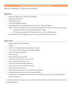 Volledige samenvatting beleid 2022-2023
