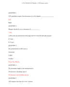 UTA NURS4325 Module 2 APA Quiz Latest/UTA NURS4325 Module 2 APA Quiz Latest