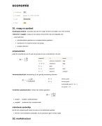 samenvatting economie vwo CE 2023