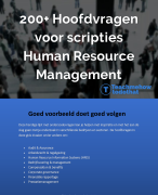  200+ Hoofdvragen voor hbo scripties Human Resource Management (HRM)