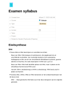 Aardrijkskunde samenvatting examen syllabus