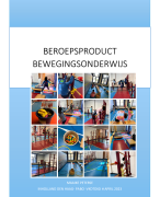Beroepsproduct Bewegingsonderwijs Pabo VKDTDigi Periode C en D