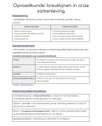 Opvoedkunde - 3de graad examencommissie TSO - Breuklijnen in onze samenleving 