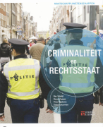 Maatschappijwetenschappen Criminaliteit & Rechtsstaat: hoofdstuk 1 t/m 4