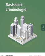Samevatting Basisboek Criminologie