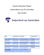 Project PEP Plan van aanpak