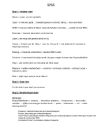 Stappenplan SPSS Statisiek 2 VUB (psychologie)