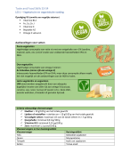 Samenvatting Taste & Food S3-4