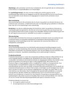 Marketing kernstof samenvatting H1-6