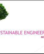 Sustainable Engineering Introduction