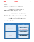 Ethics and International Business - Theories recap