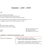 Statistiek - 2VDK