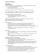Samenvatting 'Introductie in Management' van P Thuis, 2e druk