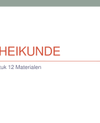 Scheikunde vwo 6 hoofdstuk 12: Materialen
