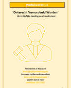 Profielwerkstuk over gerechtelijke dwalingen 
