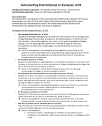 Samenvatting internationaal en Europees recht