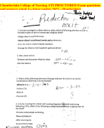 USMLE STEP 1 Pharmacology Questions and Answers (latest Update) Verified Answers 