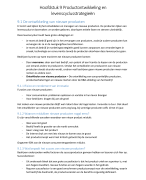 Samenvatting principes van marketing hoofdstuk 9