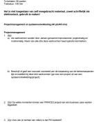 Informatica Proeftoets Blok F Procesmanagement