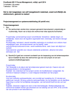 Informatica Uitwerkingen Proeftoets Blok F Procesmanagement