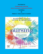 Test Bank - Fundamentals of Nursing Active Learning for Collaborative Practice 3rd Edition By Barbara L. Yoost, Lynne R. Crawford | Chapter 1 – 42, Complete Guide 2023|