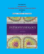 Test Bank - Pathophysiology  The Biologic Basis for Disease in Adults and Children  8th Edition By Kathryn L. McCance, Sue E. Huether | Chapter 1 – 50, Complete Guide 2023|