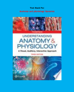 Test Bank - Anatomy and physiology Openstax | All Chapters, Complete Guide 2023|