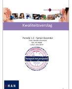 Kwaliteitsverslag samen gezonder
