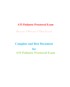 ATI Pediatric Proctored Exam (7 Versions) (Latest-2023)/ Pediatric ATI Proctored Exam / ATI Proctore