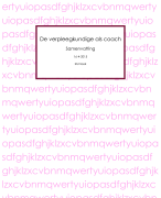 Verpleegkundige als coach