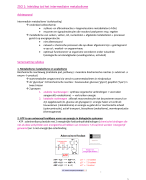 Inleiding tot het intermediaire metabolisme