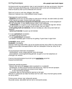 Samenvatting Psychologie