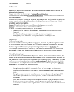 Taal en didactiek Spelling Hoofdstuk 1