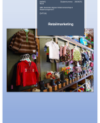 Retailmarketing - NCOI - cijfer 9 (incl. beoordeling)