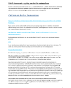 Groei en Rijping ZSO 7 Calcium Metabolisme