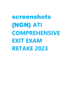 NGN RN ATI ADVANCED MEDICAL SURGICAL PROCTORED  REAL EXAM 2023 WITH NGN (NCLEX)