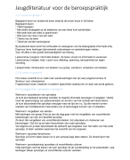 Taal Jeugdliteratuur voor de beroepspraktijk