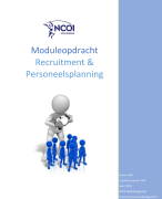 NCOI moduleopdracht Professioneel en oplossingsgericht werken Cijfer 9